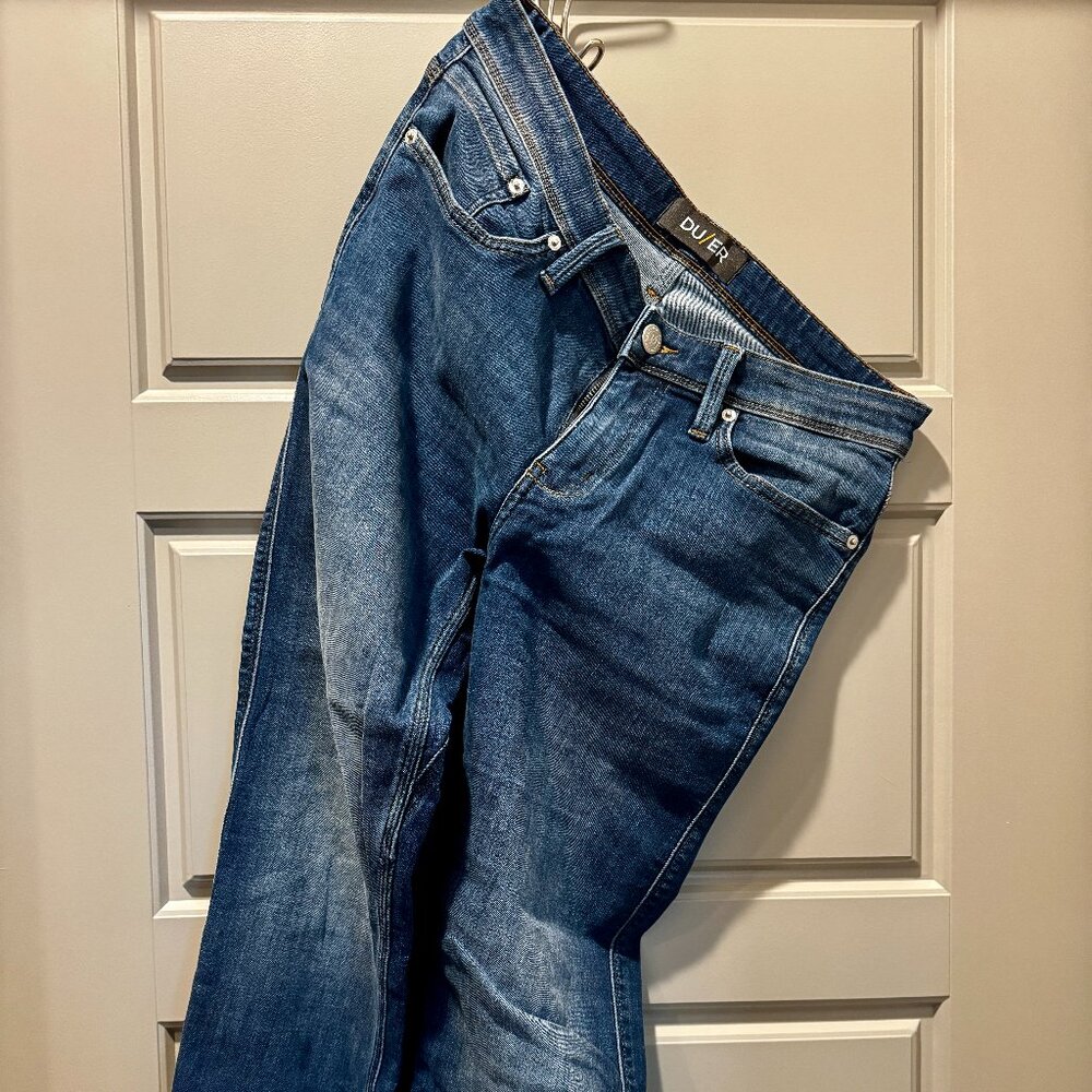 DUER Slim Fit Jeans – Galactic Stretch Denim – 31x30